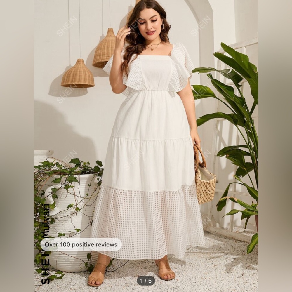 Long white dress